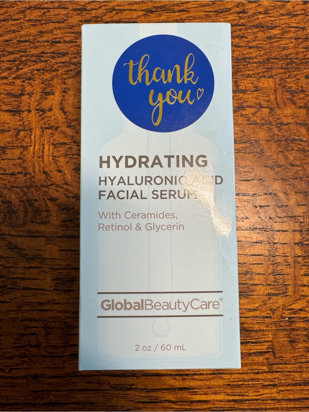 NIB - GlobalBeautyCare Hydrating Hyaluronic Acid Facial Serum